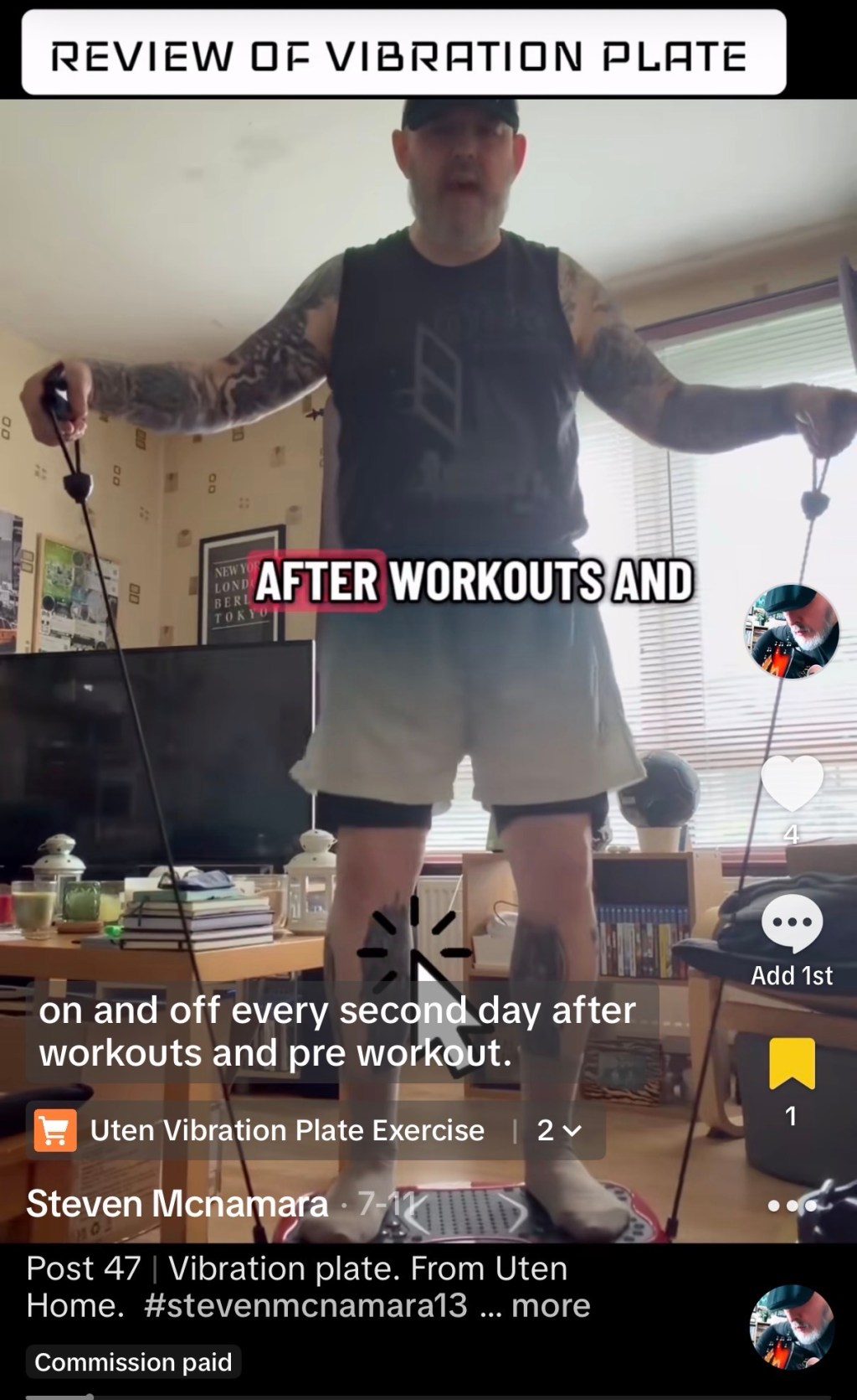 Vibration plate Review. Home&nbsp;fitness
