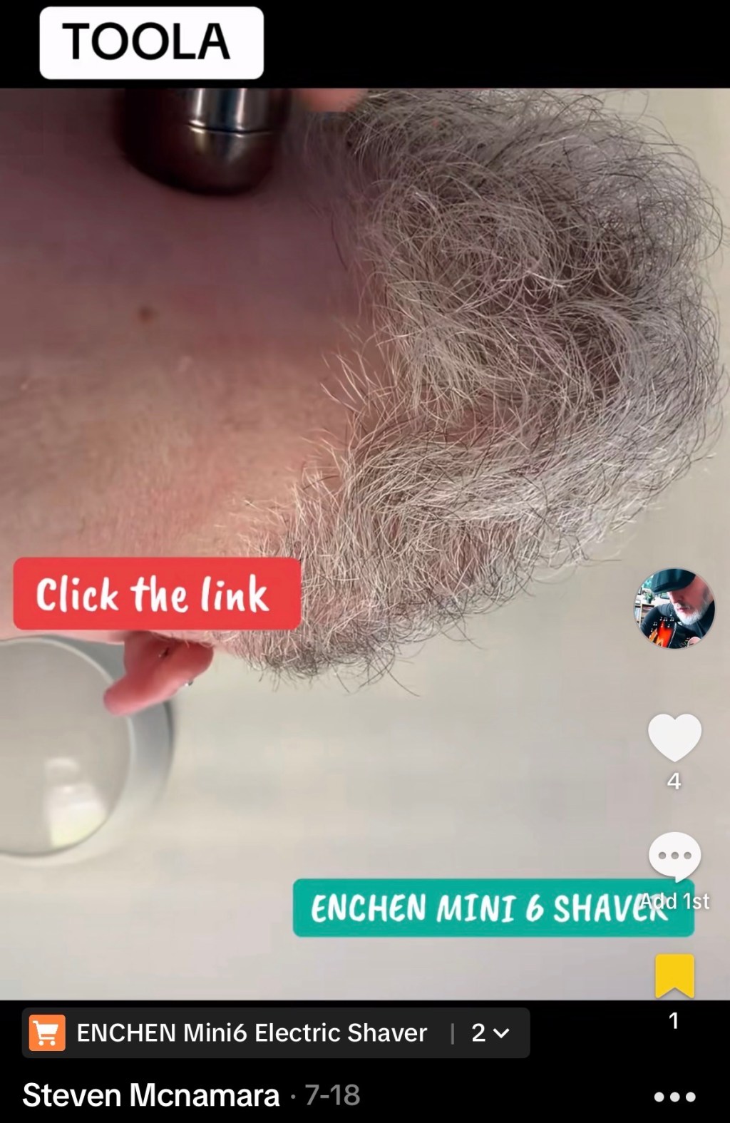 ENCHEN razor. Shaver. Electric on Tik tok shop&nbsp;demo.