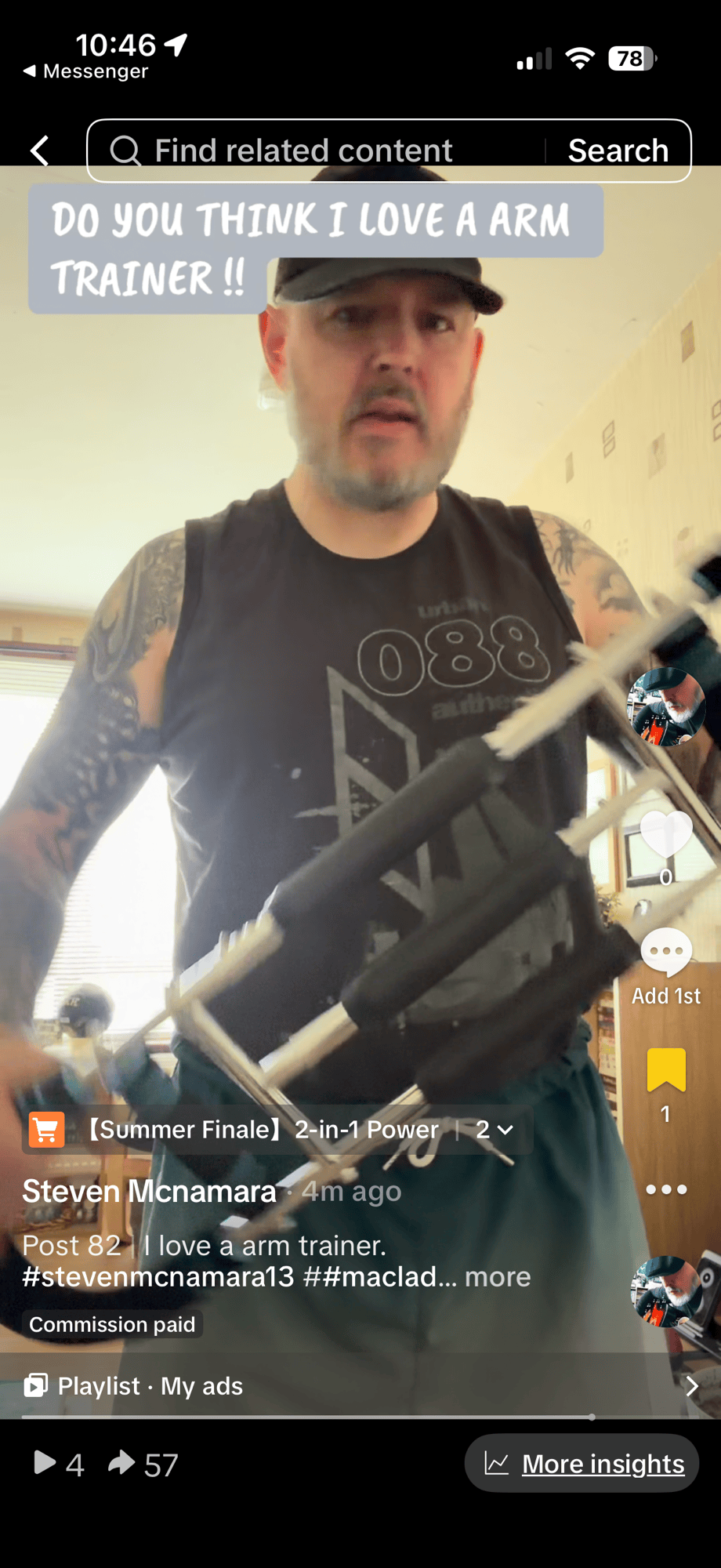 PacknGo. Arm trainer.
