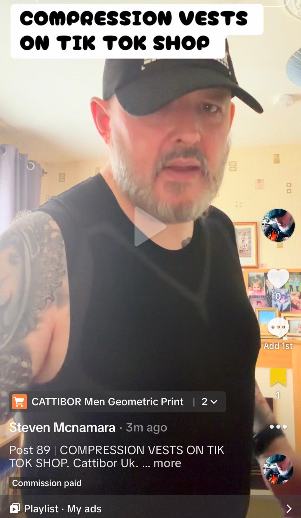 Black and white compression vests from Cattibor uk. On Tik tok&nbsp;shop