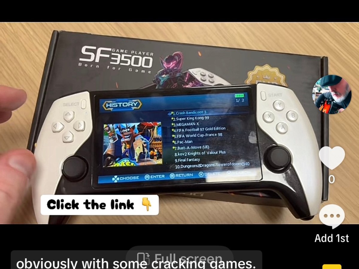 SF3500 game console&nbsp;handheld